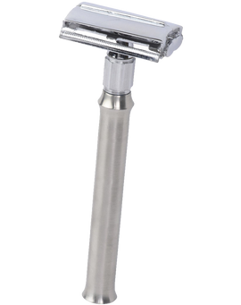 Luxrite Butterfly Head Safety Razor Long Stainless Steel Handle