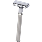 Luxrite Butterfly Head Safety Razor Long Stainless Steel Handle
